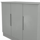 Milan 3 Door Sideboard in Dusk Grey - Ready Assembled