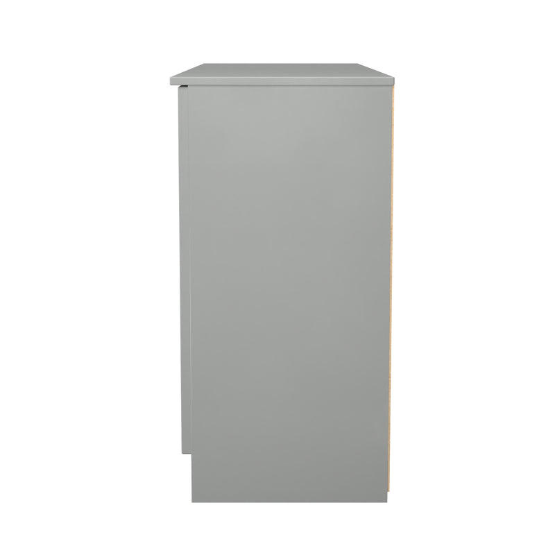 Milan 2 Door 3 Drawer Sideboard in Dusk Grey - Ready Assembled