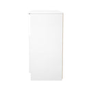 Milan 2 Door 3 Drawer Sideboard in White Gloss & White Matt - Ready Assembled