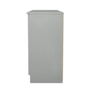 Milan 4 Door 1 Drawer Wide Unit in Dusk Grey - Ready Assembled