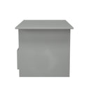 Milan Bottom Drawer Coffee Table in Dusk Grey - Ready Assembled
