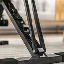 SPORTNOW Foldable Weight Bench with 6-Level Backrest, Leg Extension