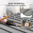 Outsunny Pack Of 12 Metal Roofing Sheets For Greenhouse