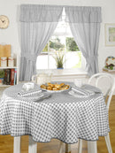 Molly - Gingham Table Cloth in Charcoal