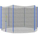 SPORTNOW 10ft Trampoline Net Replacement Safety Net with Zipped Door