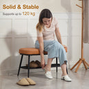 HOMCOM Shoe Bench, PU Leather Shoe Storage Bench for Entryway,