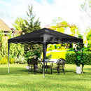 Outsunny 3x3(m) Pop Up Gazebo Marquee Tent for Garden w/ Carry Bag Black