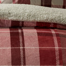 Fusion Mulford Check Duvet Cover Set in Red