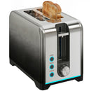 HOMCOM 2 Slice Toaster with 7 Browning Levels, Reheat, Defrost and Cancel