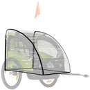 HOMCOM Baby Bike Trailer Cover, Bicycle Trailer Storage Cover Anti Dust Rain