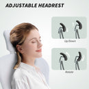 Vinsetto Mesh Chair With Headrest, 4D Lumbar Support, Flip-up Arm - White/Pink/Black