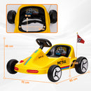 AIYAPLAY 6V Electric Go Kart W/ Music, Light, Horn, For 3-5 Years - Blue/Red/Yellow