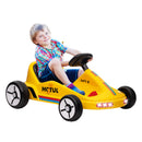 AIYAPLAY 6V Electric Go Kart W/ Music, Light, Horn, For 3-5 Years - Blue/Red/Yellow