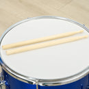 AIYAPLAY 11 Piece Junior Drum Set For Kids With Stool, Drumsticks, Blue