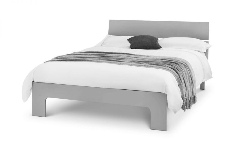Manhattan Bed Double 135cm Grey