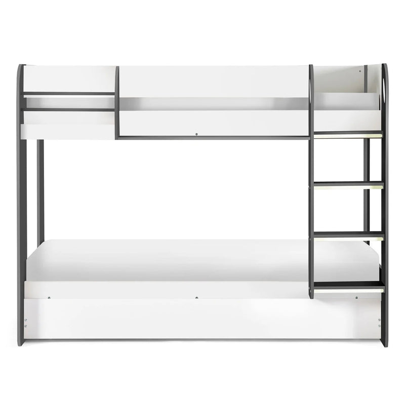 Mars Bunk & Underbed Charcoal & White
