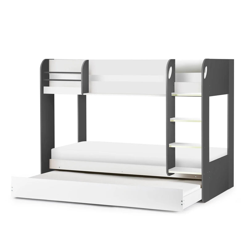 Mars Bunk & Underbed Charcoal & White
