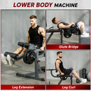 SPORTNOW Adjustable Calf Raise Machine for Leg Extension and Curl Machine