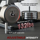 SPORTNOW Adjustable Calf Raise Machine for Leg Extension and Curl Machine