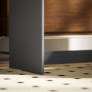 HOMCOM Compact Computer Table With Keyboard Tray And Drawer