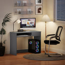 HOMCOM Compact Computer Table With Keyboard Tray And Drawer