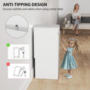 HOMCOM 3 in 1 Dressing Table Vanity Desk with Mirror and Cushioned Stool