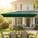 Outsunny Garden Parasol, Outdoor Umbrella With Tilt Function, Green