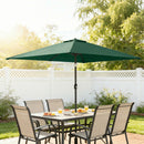 Outsunny Garden Parasol, Outdoor Umbrella With Tilt Function, Green