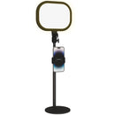 HOMCOM Bedside Table Lamp with 5 Colour Modes & 10 Brightness Levels, Black