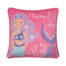 Bedlam Mermaid Vibes Filled Cushion in Pink