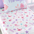 Bedlam Mermaid Vibes Fitted Bed Sheet in Aqua