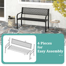 Metal Outdoor Garden Patio Bench