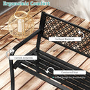 Metal Outdoor Garden Patio Bench