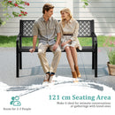 Metal Outdoor Garden Patio Bench