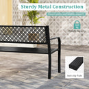 Metal Outdoor Garden Patio Bench