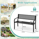 Metal Outdoor Garden Patio Bench