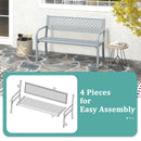Metal Outdoor Garden Patio Bench