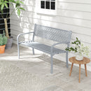 Metal Outdoor Garden Patio Bench