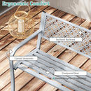 Metal Outdoor Garden Patio Bench