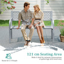 Metal Outdoor Garden Patio Bench
