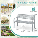 Metal Outdoor Garden Patio Bench