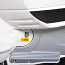 HOMCOM Kids Ride On Vespa Motorcycle W/LED Lights - White