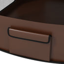 PawHut Portable Dog Pen For Puppies, Rabbits, Kittens, Guinea Pigs - Brown