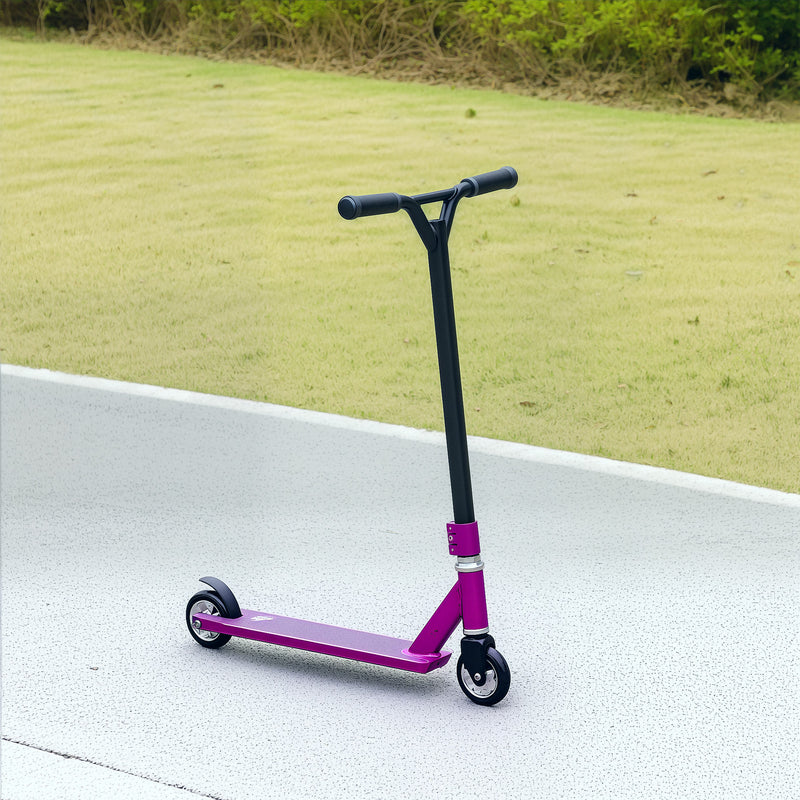 HOMCOM Stunt Scooter Entry Level Tricks Scooter For 14+ Beginners