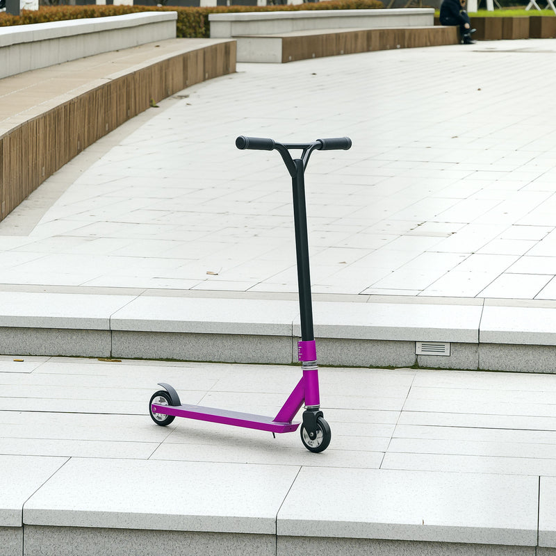 HOMCOM Stunt Scooter Entry Level Tricks Scooter For 14+ Beginners