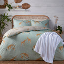 Fusion Milo Giraffe Duvet Cover Set in Duck Egg