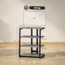 HOMCOM HiFi Rack Stand W/ 4-Tier Record Player Stand