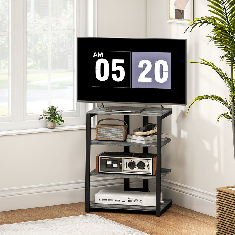 HOMCOM HiFi Rack Stand W/ 4-Tier Record Player Stand