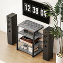 HOMCOM HiFi Rack Stand W/ 4-Tier Record Player Stand