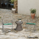 Outsunny Set of 6 Chair Cushion Seat Pads with Removable Tie, Green